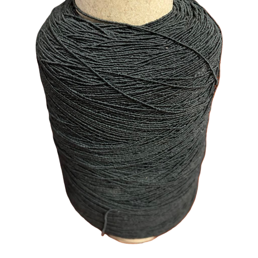 Black 6-strand irion-dollar sewing wax thread hand-woven polyester upper shoe thread Item Picture