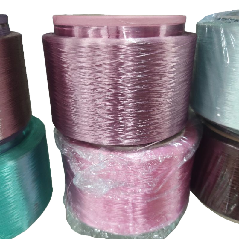 Purple silk thread is rolled with other yarns for weaving and embroidery, featuring high brightness, flexibility and tensile resistance Item Picture