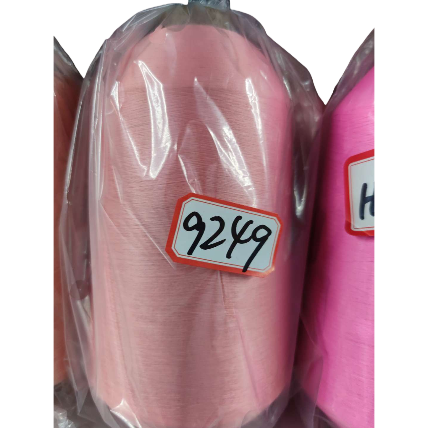 Pink spool, No. 72 jade thread, steel wire, wax rope, braided rope, 6-strand iridescent thread Item Picture