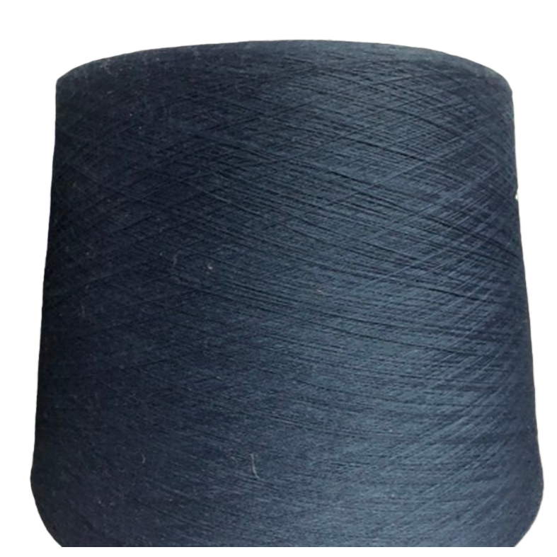 100g deep blue milk-cotton yarn roll for babies, soft and skin-friendly yarn Item Picture