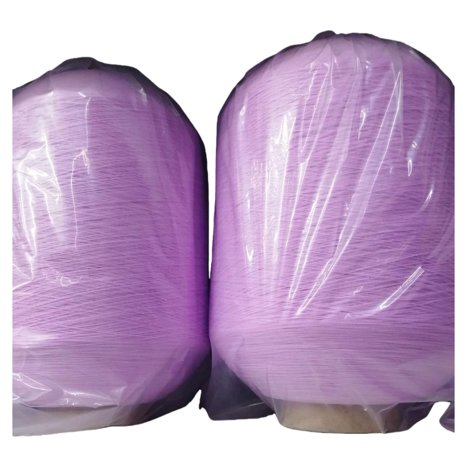 Light purple yarn, hand-crocheted with other yarns, soft and skin-friendly 100g Item Picture