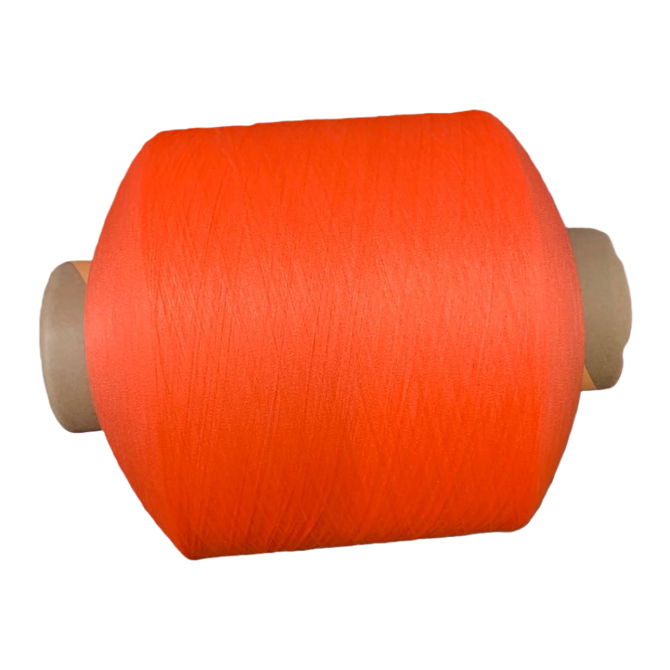 Orange yarn rolls of other yarns and cotton blended hand-knitted yarn balls Item Picture
