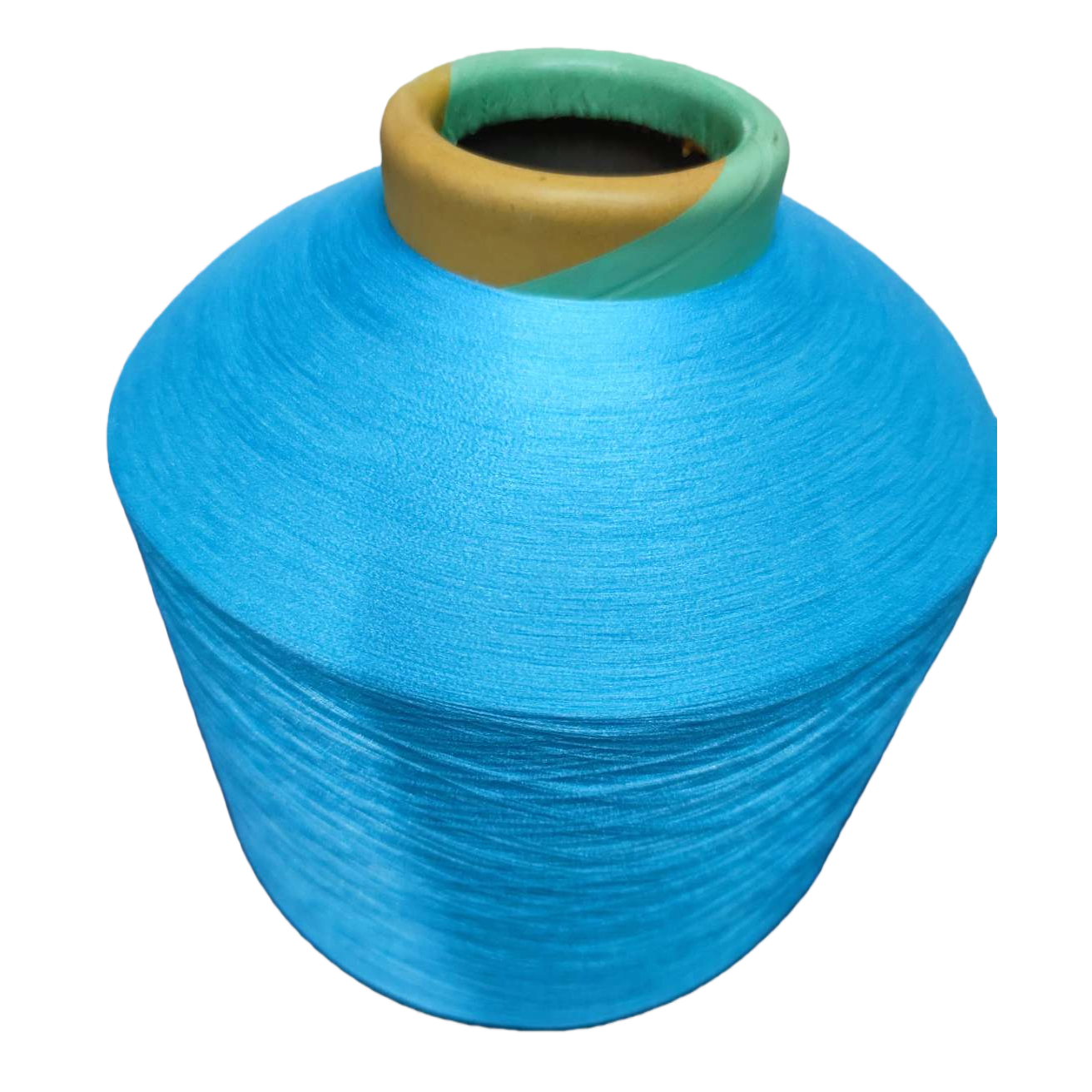Blue tubules of chemical fiber yarn, 3075 packages of polyester nylon waxed wool yarn Item Picture