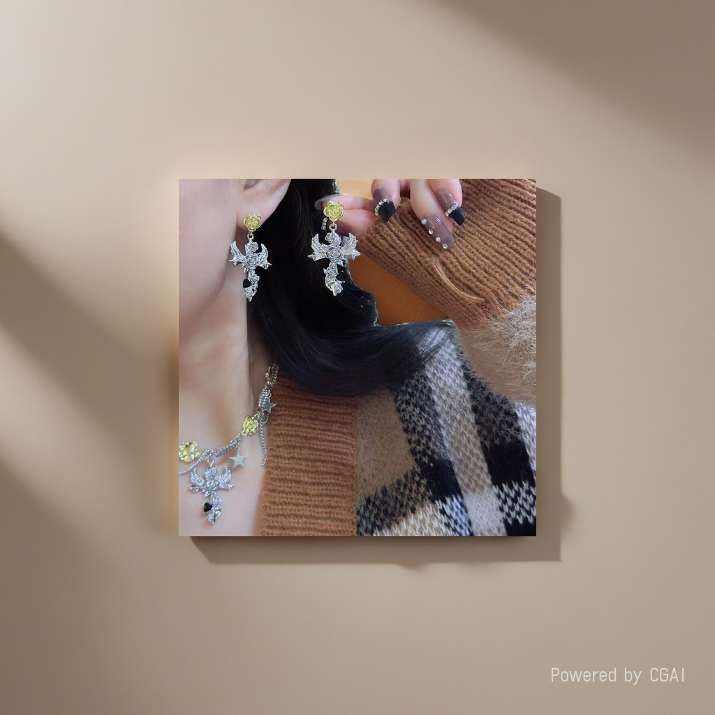 925银/耳骨夹女简约/耳夹产品图