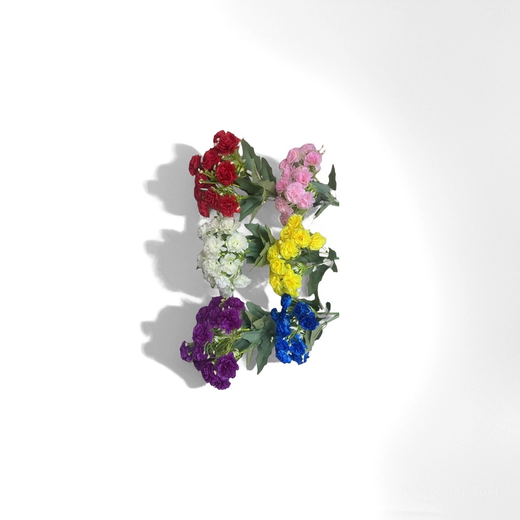 仿真玫瑰花假花花片花朵装饰针织莲花文创图