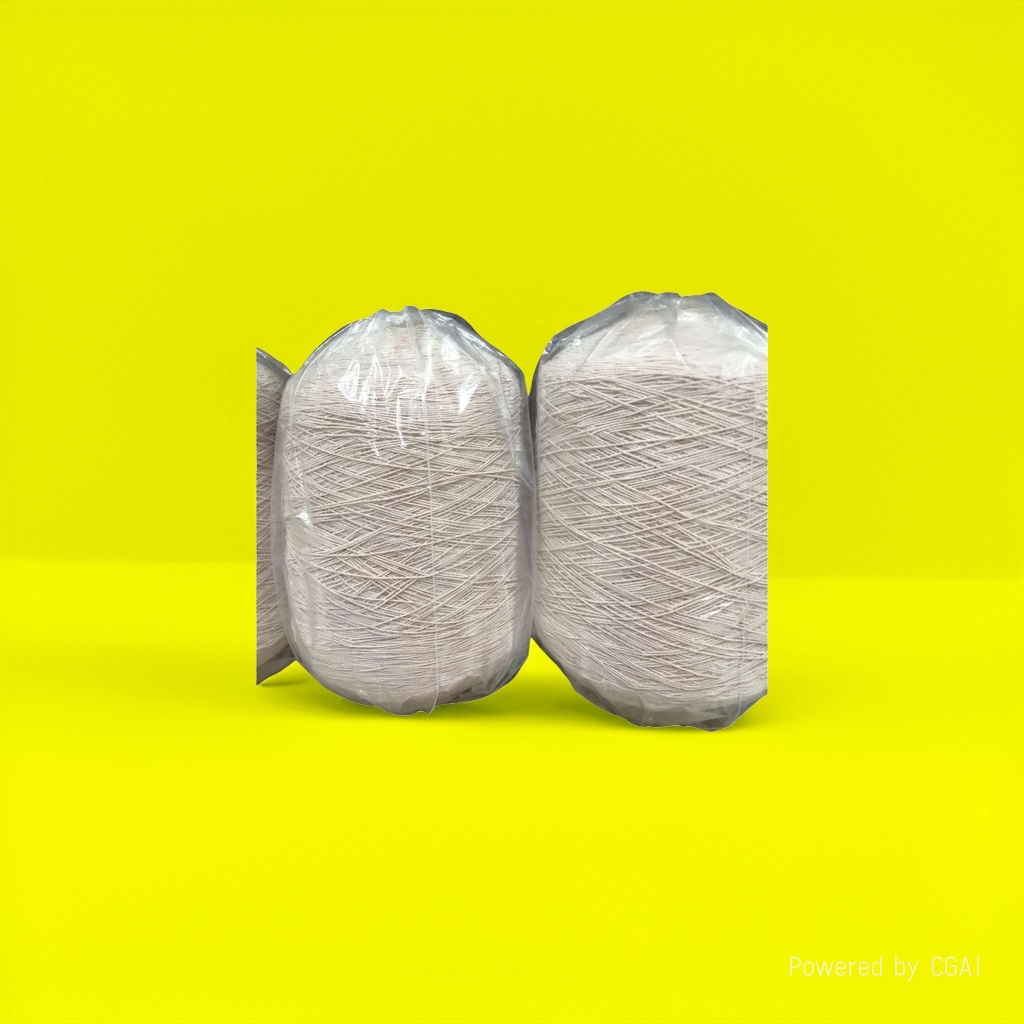 The off-white other yarn balls are soft and skin-friendly for hand-knitted crochet