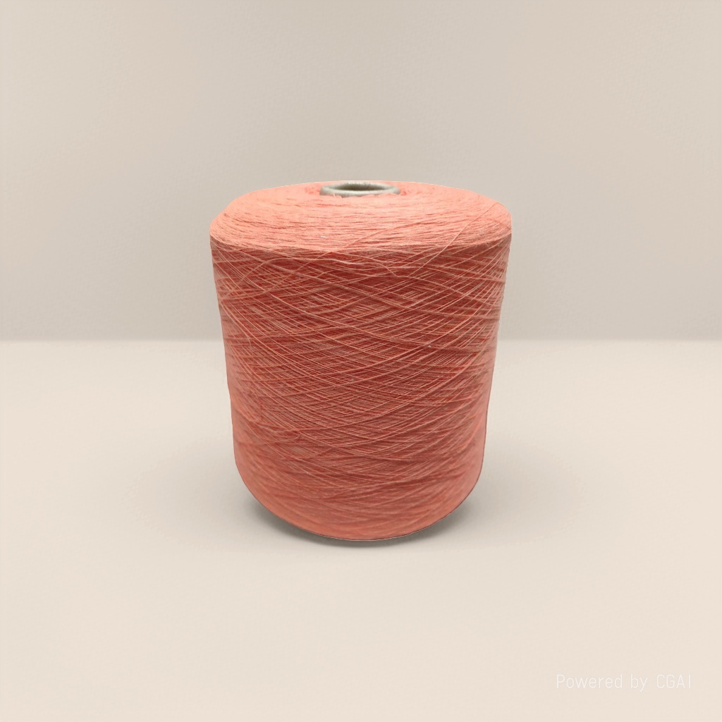 Cotton orange milk cotton spun yarn rolls, 6mm nylon yarn balls for baby yarn Specification image
