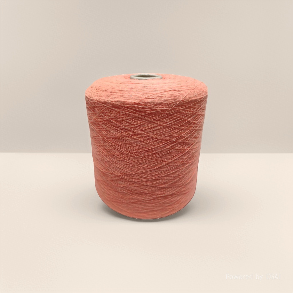 Cotton orange milk cotton spun yarn rolls, 6mm nylon yarn balls for baby yarn Application Scenario
