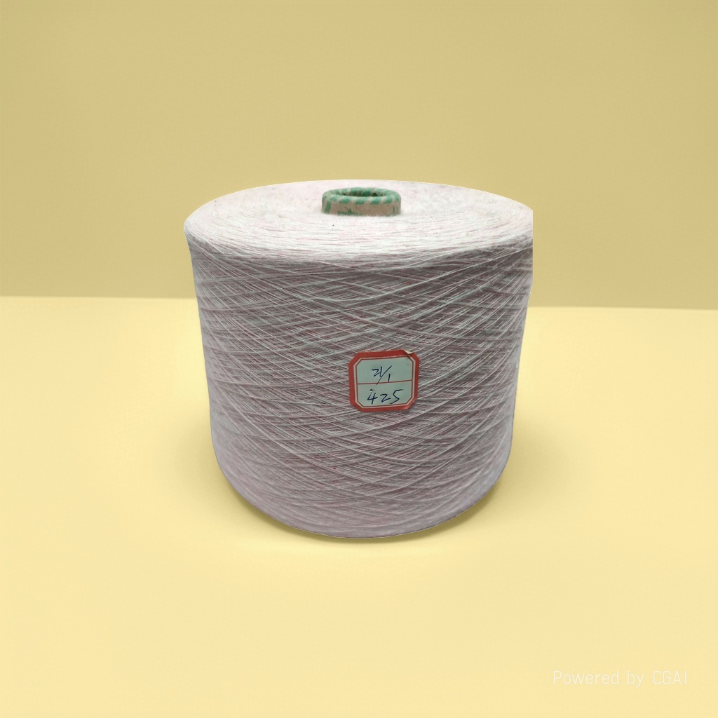 Pink yarn is rolled into other yarns and hand-woven into a ball of cotton yarn for 300 meters details Picture