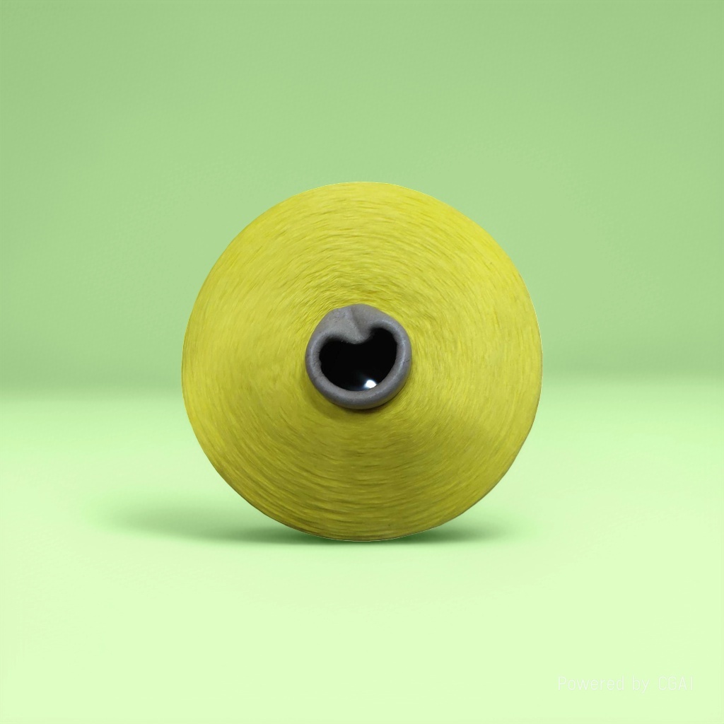 Xinqiyuan knitted Song Brocade cotton jelly fabric, yellow yarn tube nylon Specification image