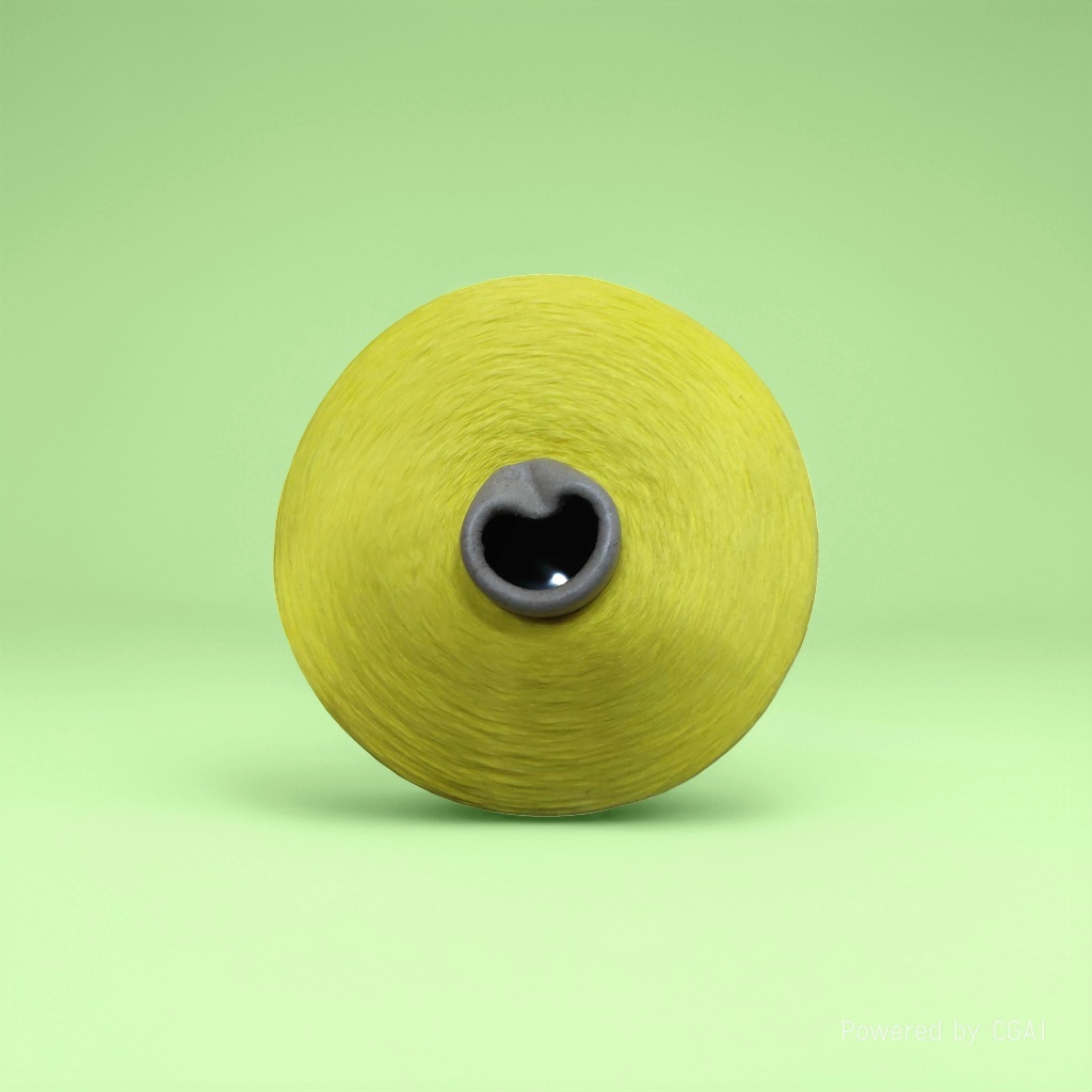Xinqiyuan knitted Song Brocade cotton jelly fabric, yellow yarn tube nylon