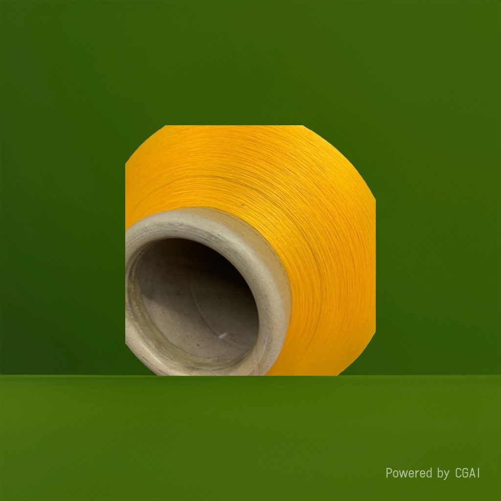 Wholesale of yellow woolen yarn rolls for hand-woven shawls