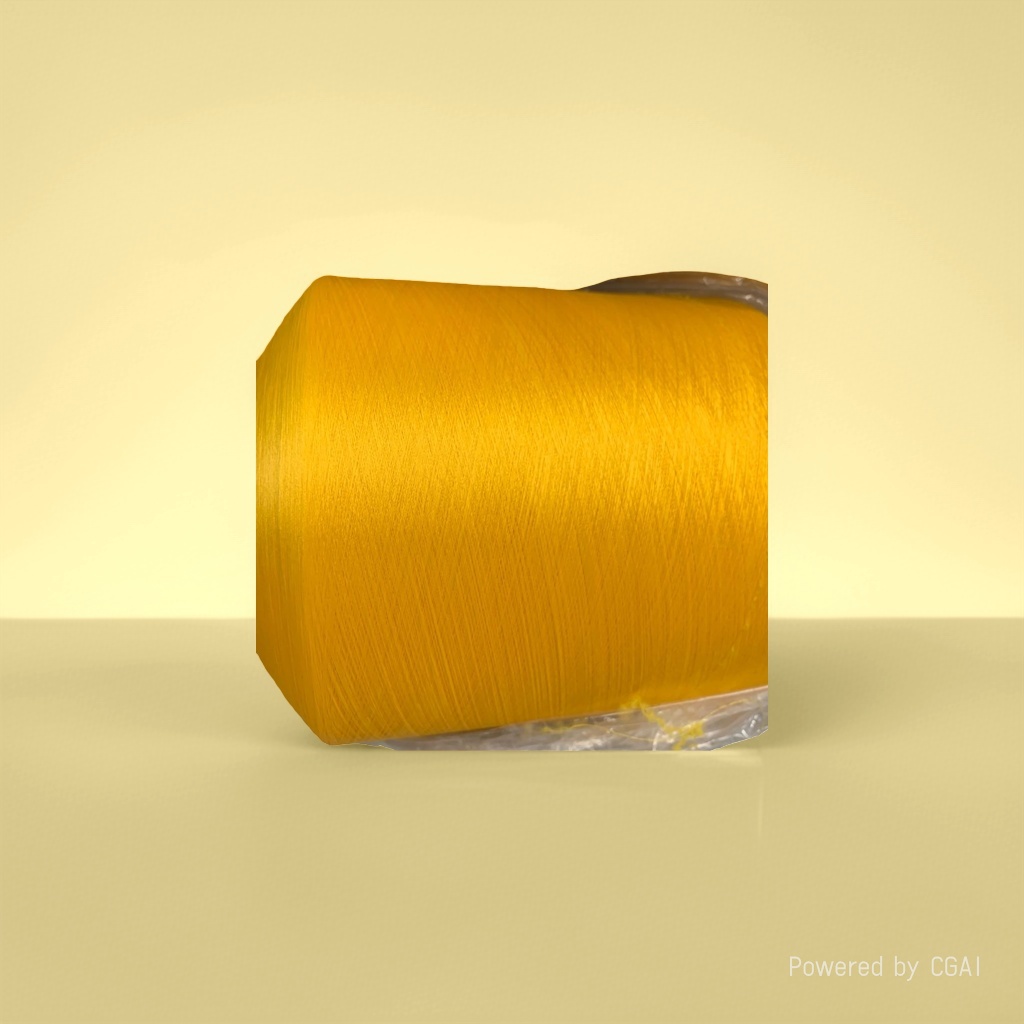 Yellow yarn rolls of other yarns 100 meters per roll for DIY weaving and crochet Application Scenario