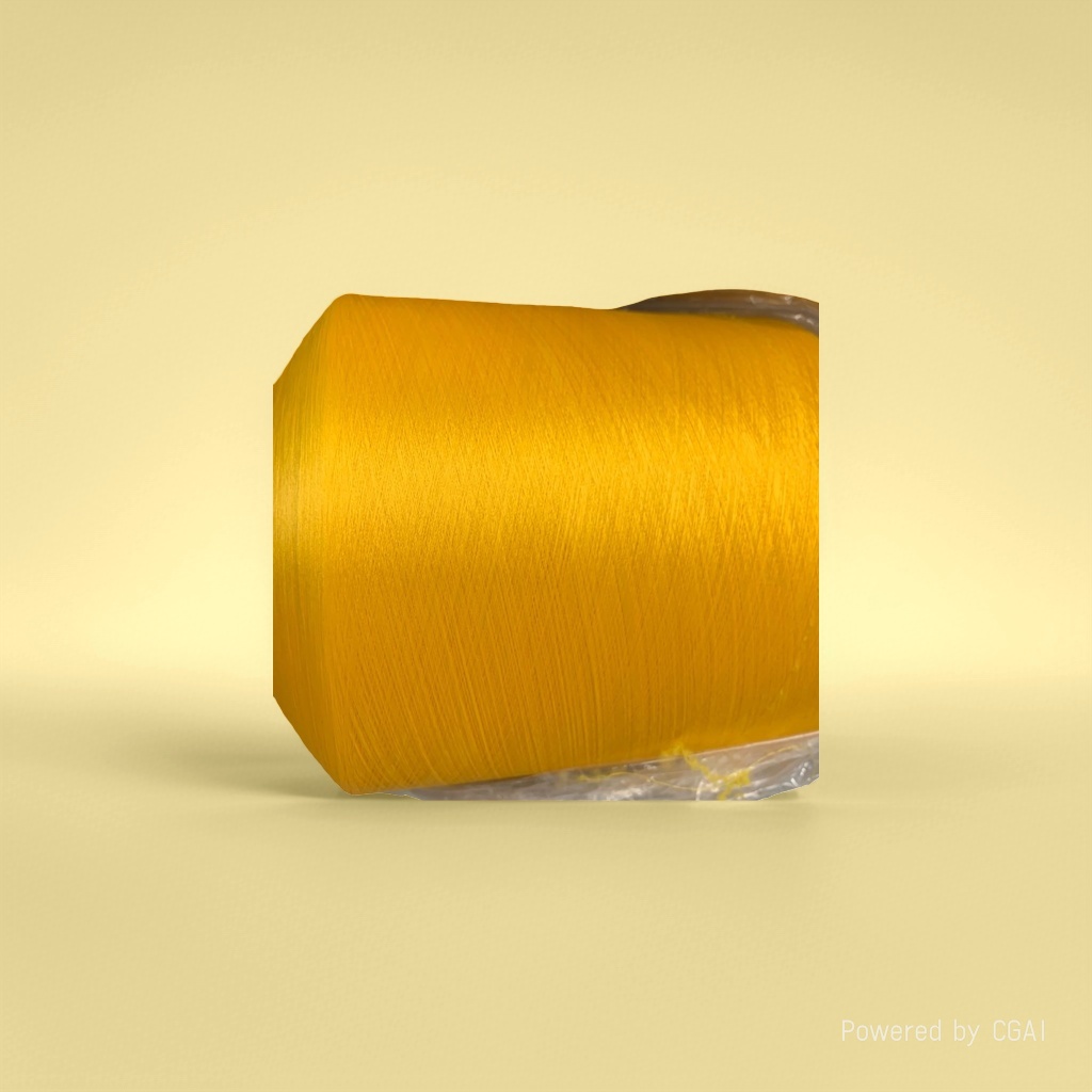 Yellow yarn rolls of other yarns 100 meters per roll for DIY weaving and crochet details Picture