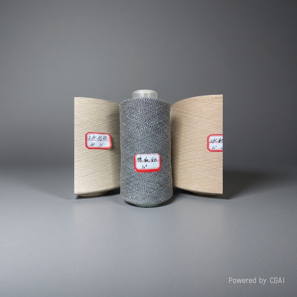 Grey blended stranded yarn, cashmere yarn, cotton yarn, hand rope textile products Application Scenario