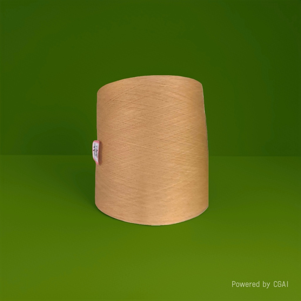 Brown yarn tubes are used for hand-knitted crochet with cotton blends of moderate thickness Specification image
