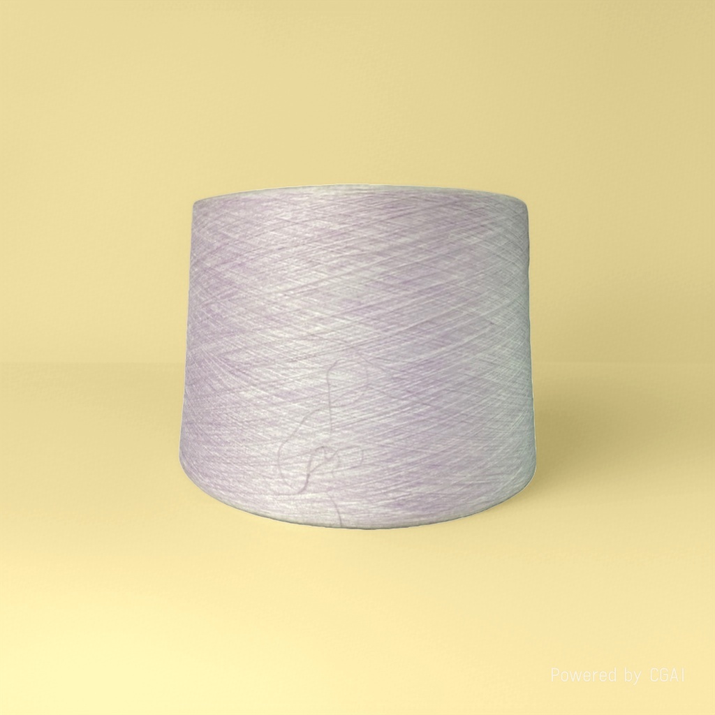 Light purple yarn is rolled into other yarns and hand-knitted into yarn balls for knitting Application Scenario