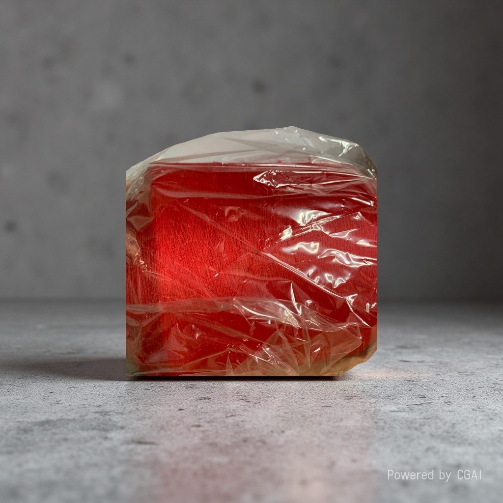Red No. 72 jade thread, steel wire and wax rope woven Milan rope