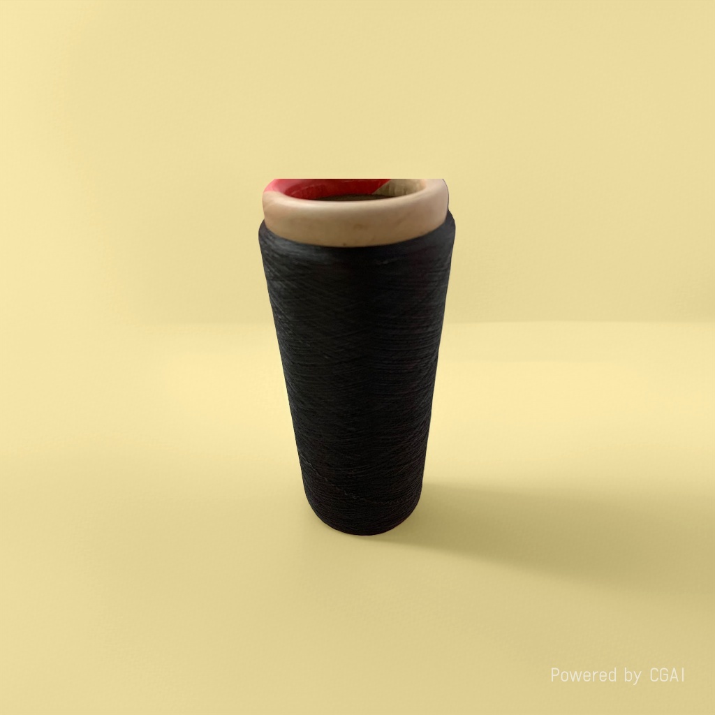 Black 6-strand iride-colored polyester sewing thread, hand-woven wax thread for shoe stitching Specification image