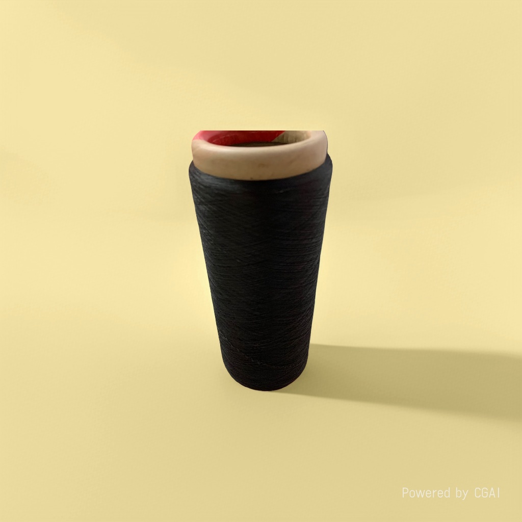Black 6-strand iride-colored polyester sewing thread, hand-woven wax thread for shoe stitching details Picture