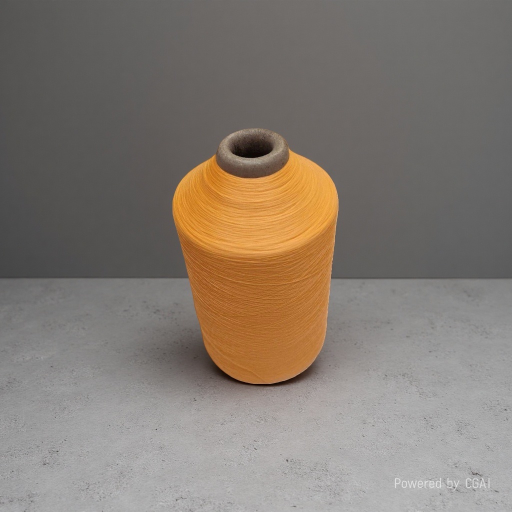 Orange spool, No. 72 jade thread, steel wire and wax rope woven Milan rope details Picture