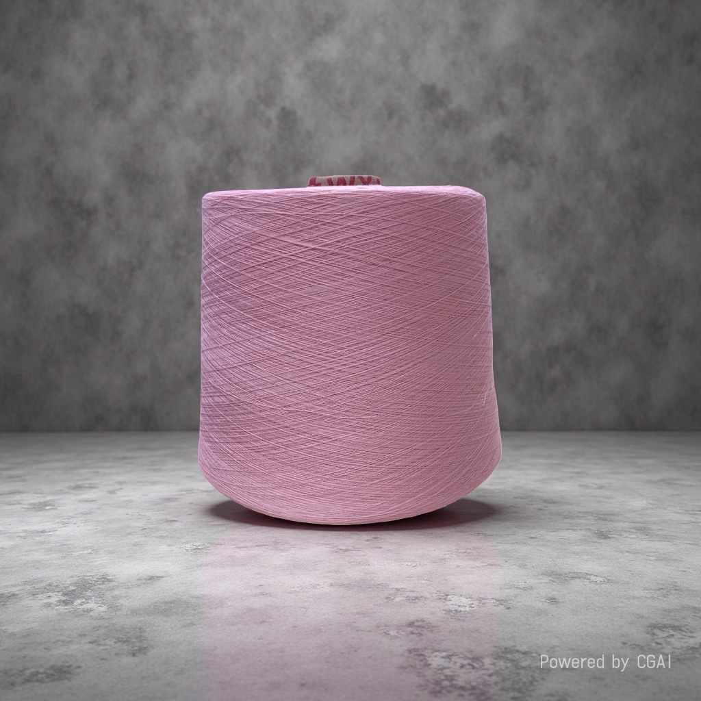 Pink yarn tubes, hand-knitted wool balls, cotton-linen blended weaving DIY material 100g Specification image