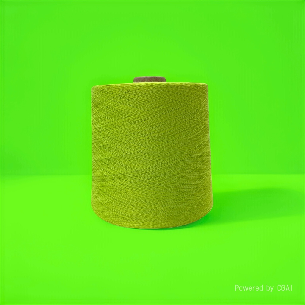 Fluorescent green yarn tube, hand-knitted wool, cotton thread for crochet, 100g Application Scenario