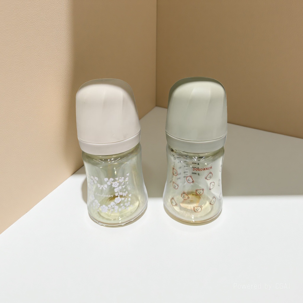 300ML, 240ML, 180ML baby bottles, mother and baby products, silicone anti-swelling pacifiers, wide-mouthed plastic baby bottles pic 4