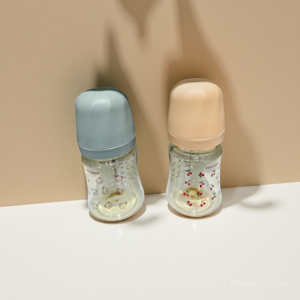 300ML, 240ML, 180ML baby bottles, mother and baby products, silicone anti-swelling pacifiers, wide-mouthed plastic baby bottles pic 2