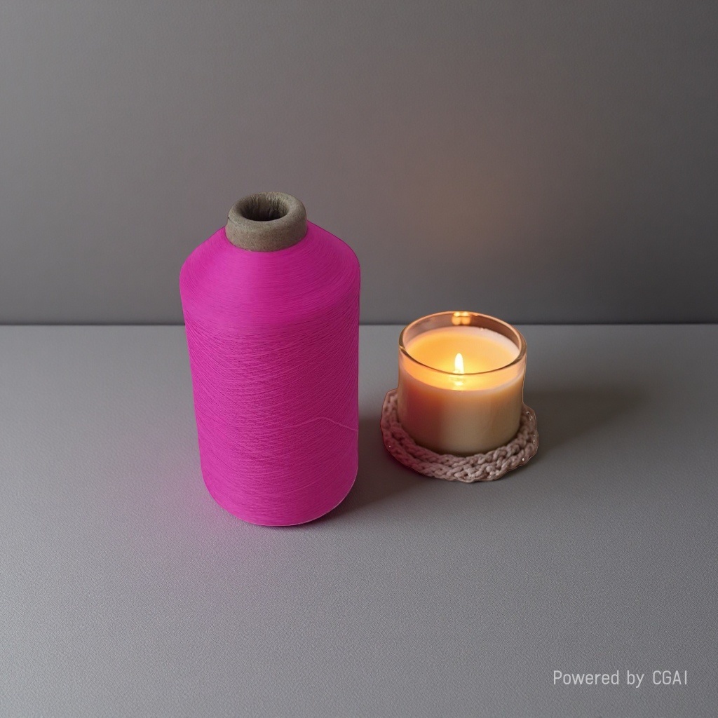 Rose-red spool, No. 72 jade thread, steel wire and wax rope woven Milan rope