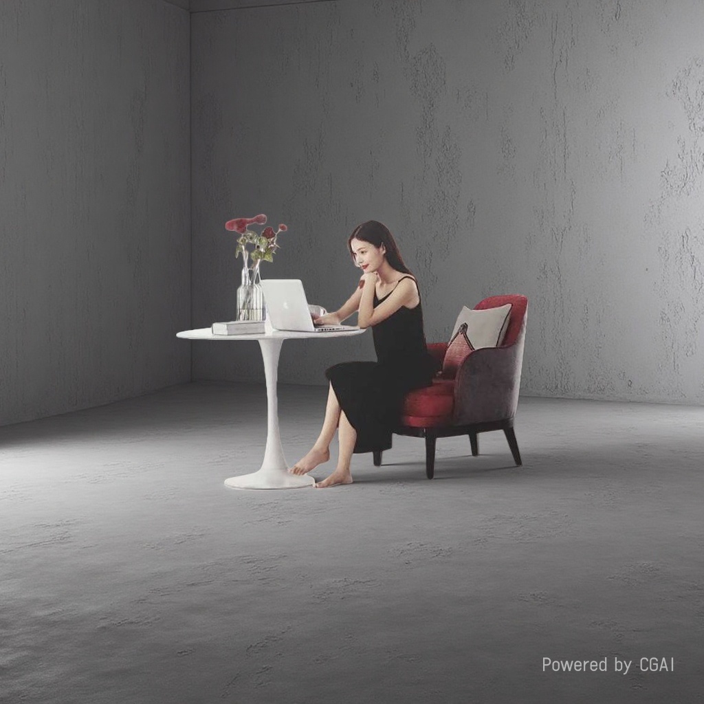 Negro halter cierre de la cintura hada vestido mujer falda mujer Application Scenario