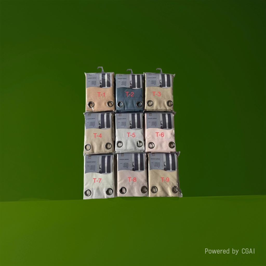 Multi-color curtain product packaging, other universal curtains, simple, environmentally friendly and dust-proof bags