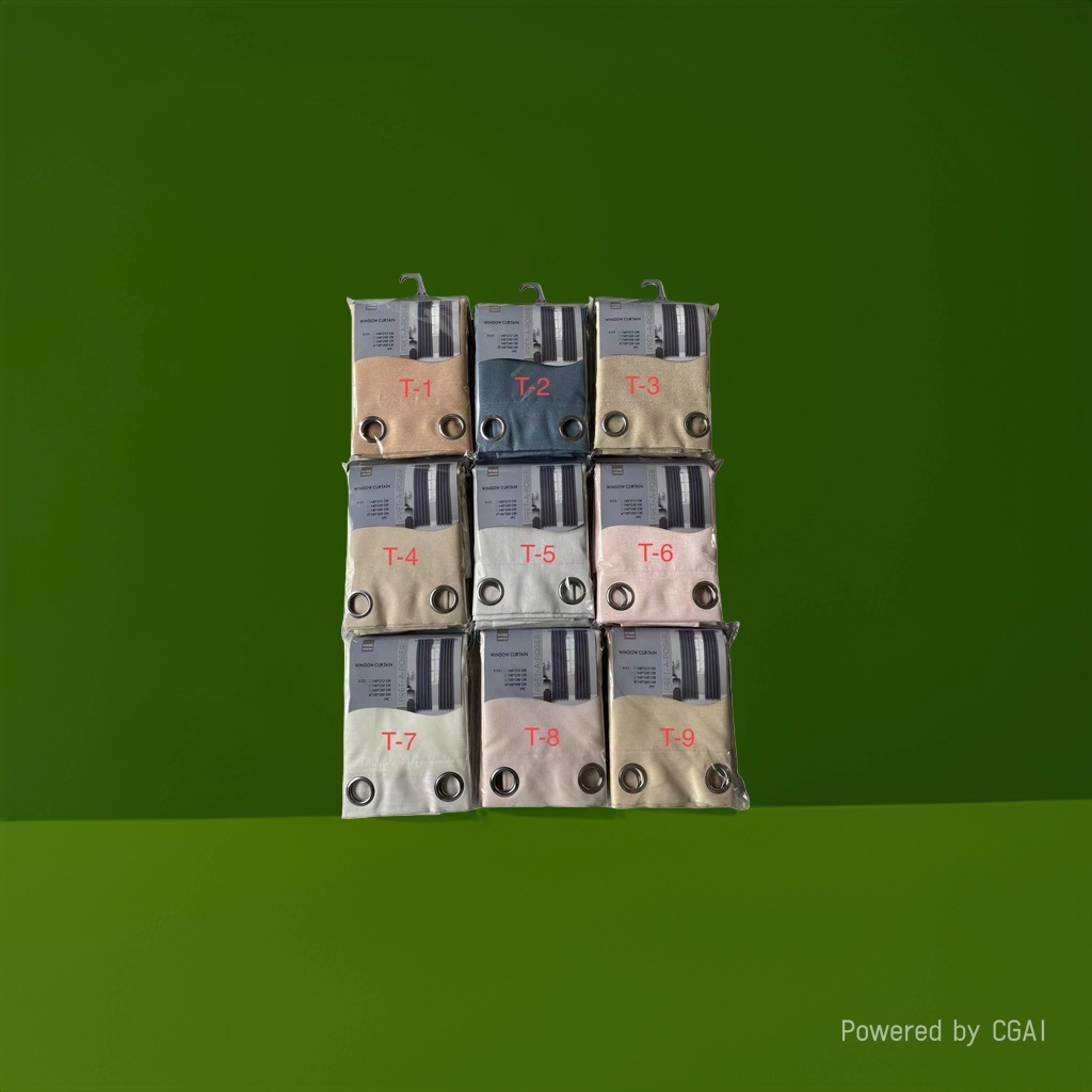 Multi-color curtain product packaging, other universal curtains, simple, environmentally friendly and dust-proof bags Application Scenario