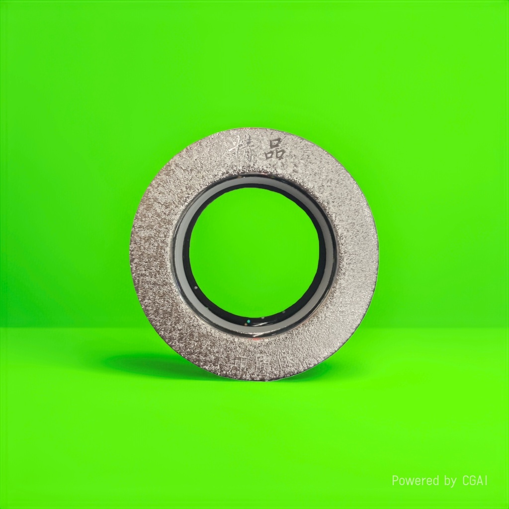 The silver ring-shaped metal ring gasket is made of stainless steel and is durable and anti-slip Specification image