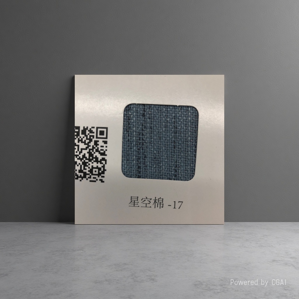 Sample 17 of dark grey starry sky cotton fabric Application Scenario