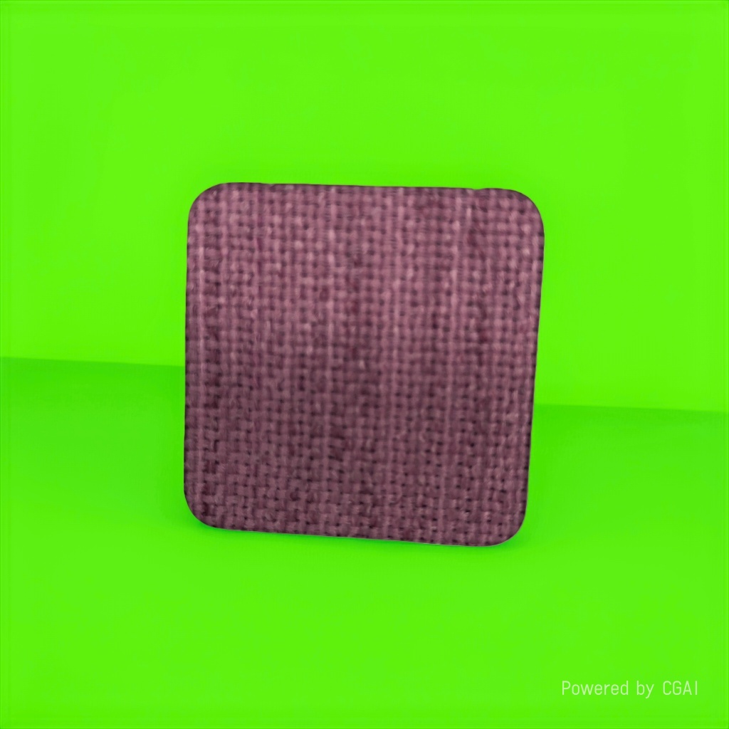 A sample of purple checkered suit fabric