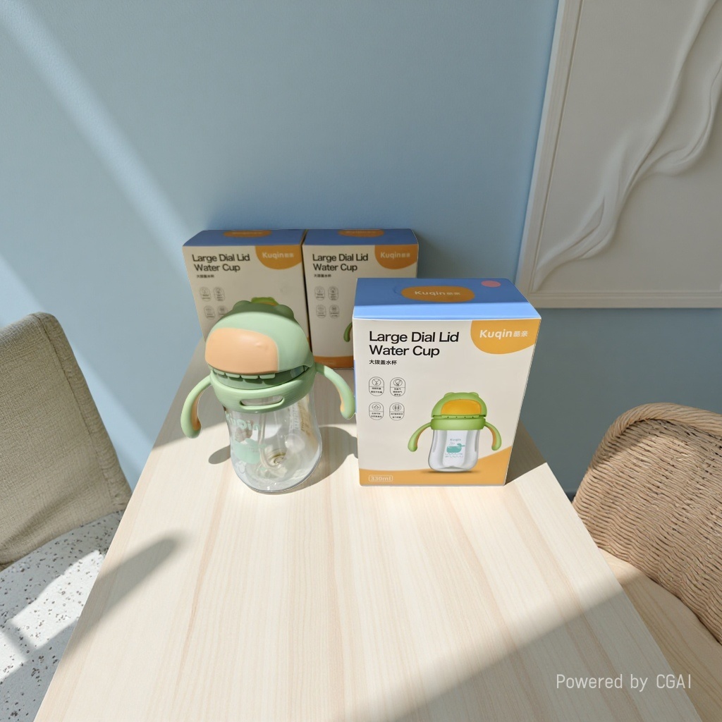 Customized dopamine-green frog-shaped glass water cup and tea cup gift cup details Picture