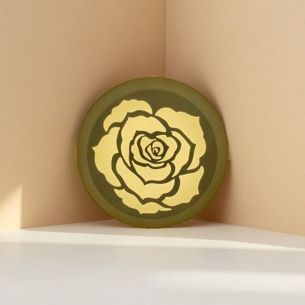 LED yellow rose e-sports atmosphere magnetic attraction light box artificial flower lotus decorative light fixture Application Scenario