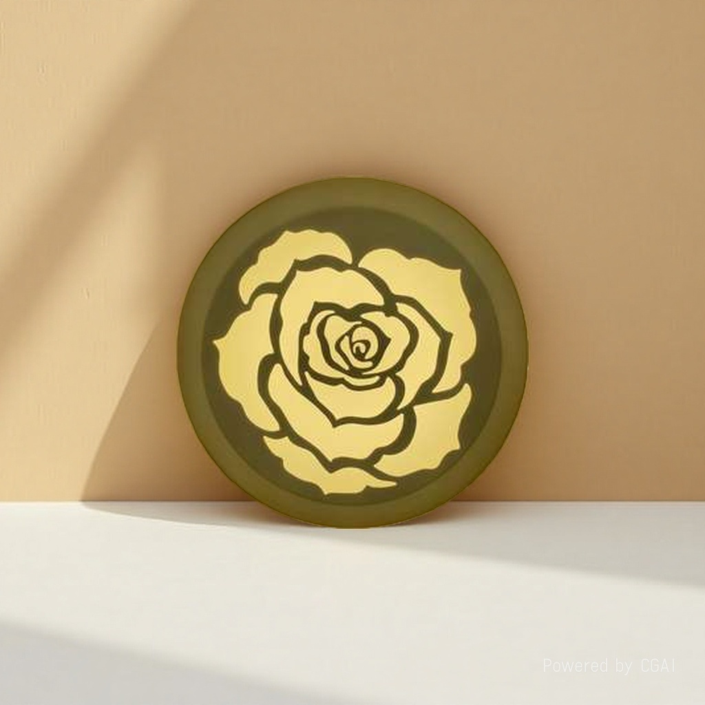 LED yellow rose e-sports atmosphere magnetic attraction light box artificial flower lotus decorative light fixture Specification image