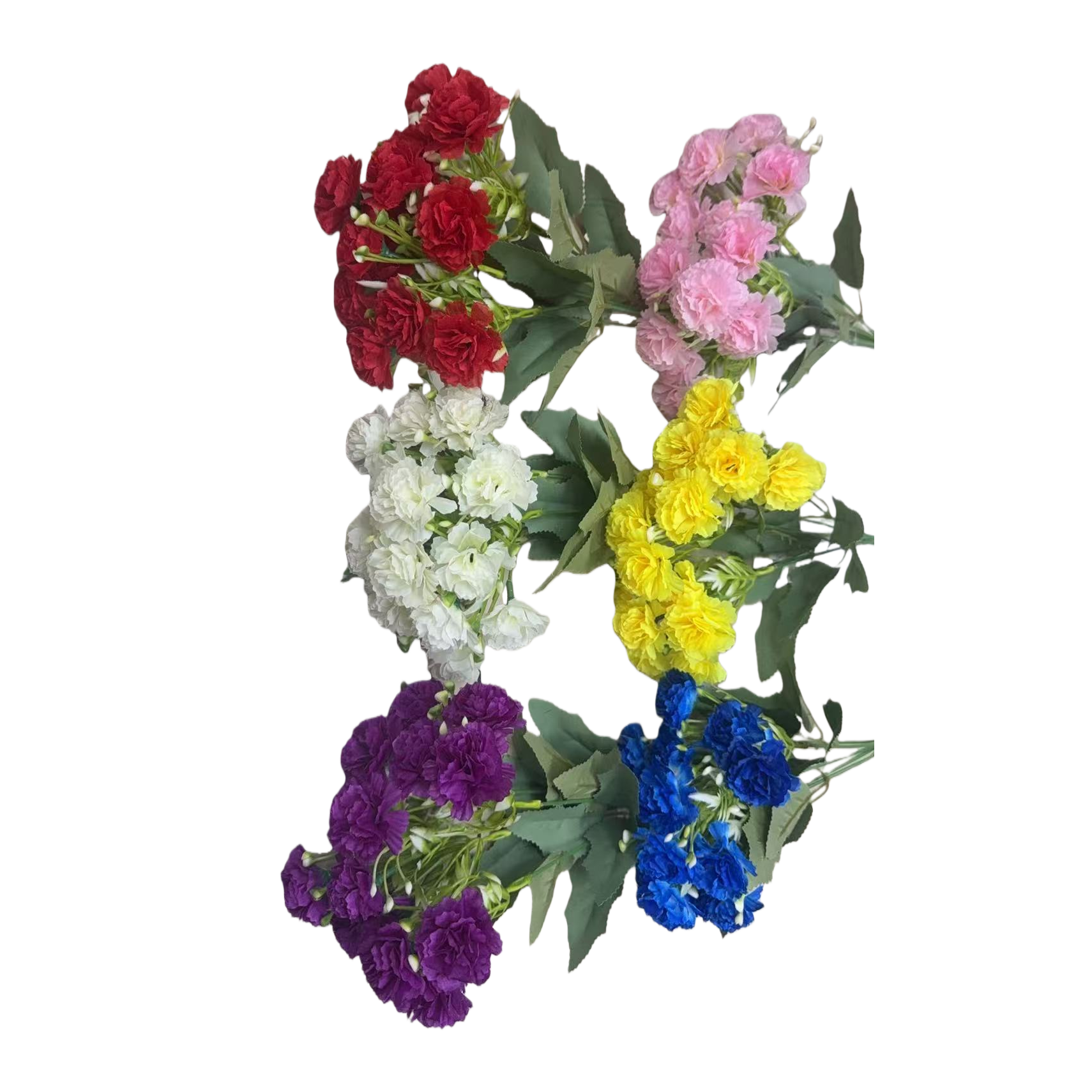 仿真花/丝带装饰/花朵装饰/义乌荷花工艺饰品/可可饰品白底实物图