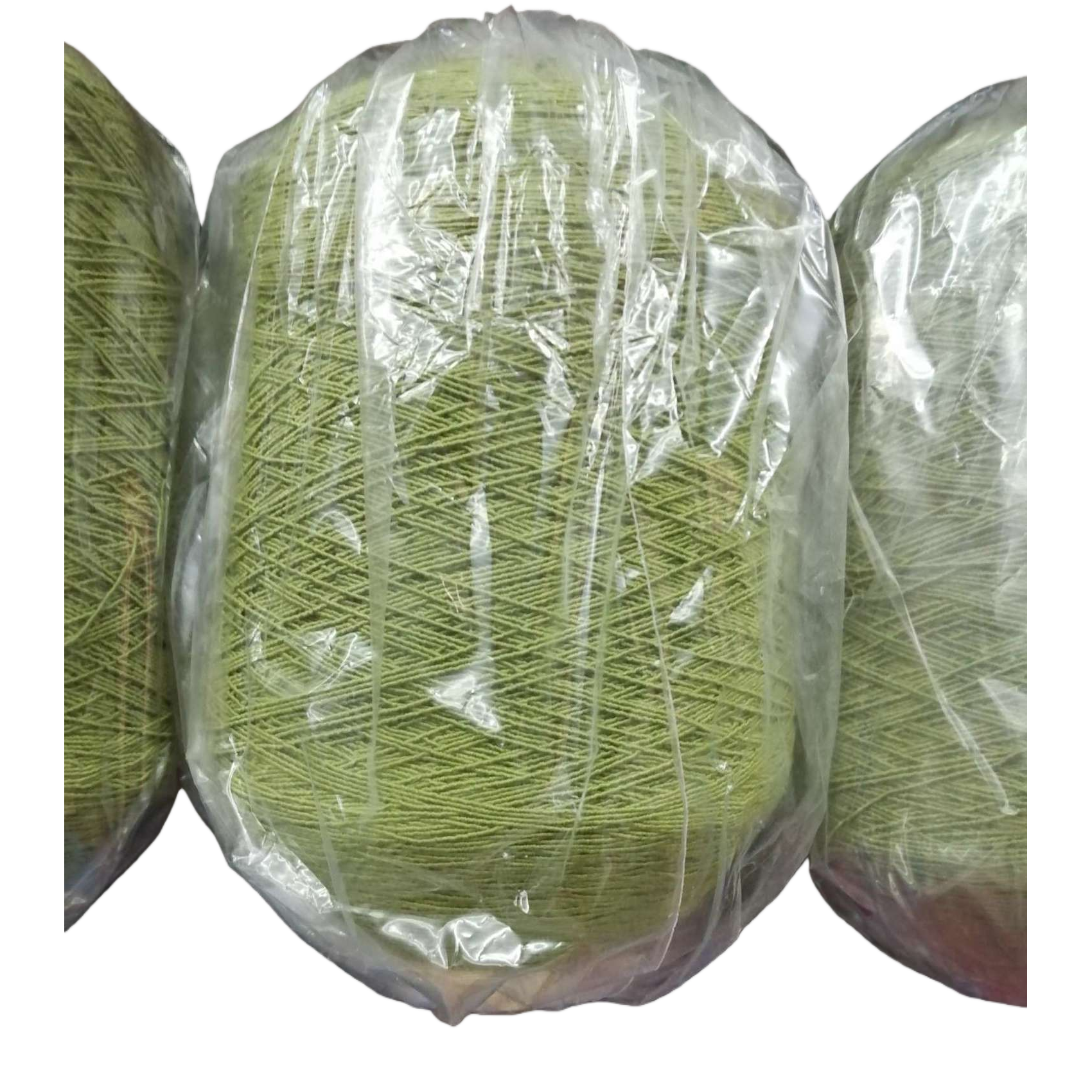 Green yarn balls, other yarns, cotton and linen blends, hand-woven woolen yarn, woven yarns Item Picture