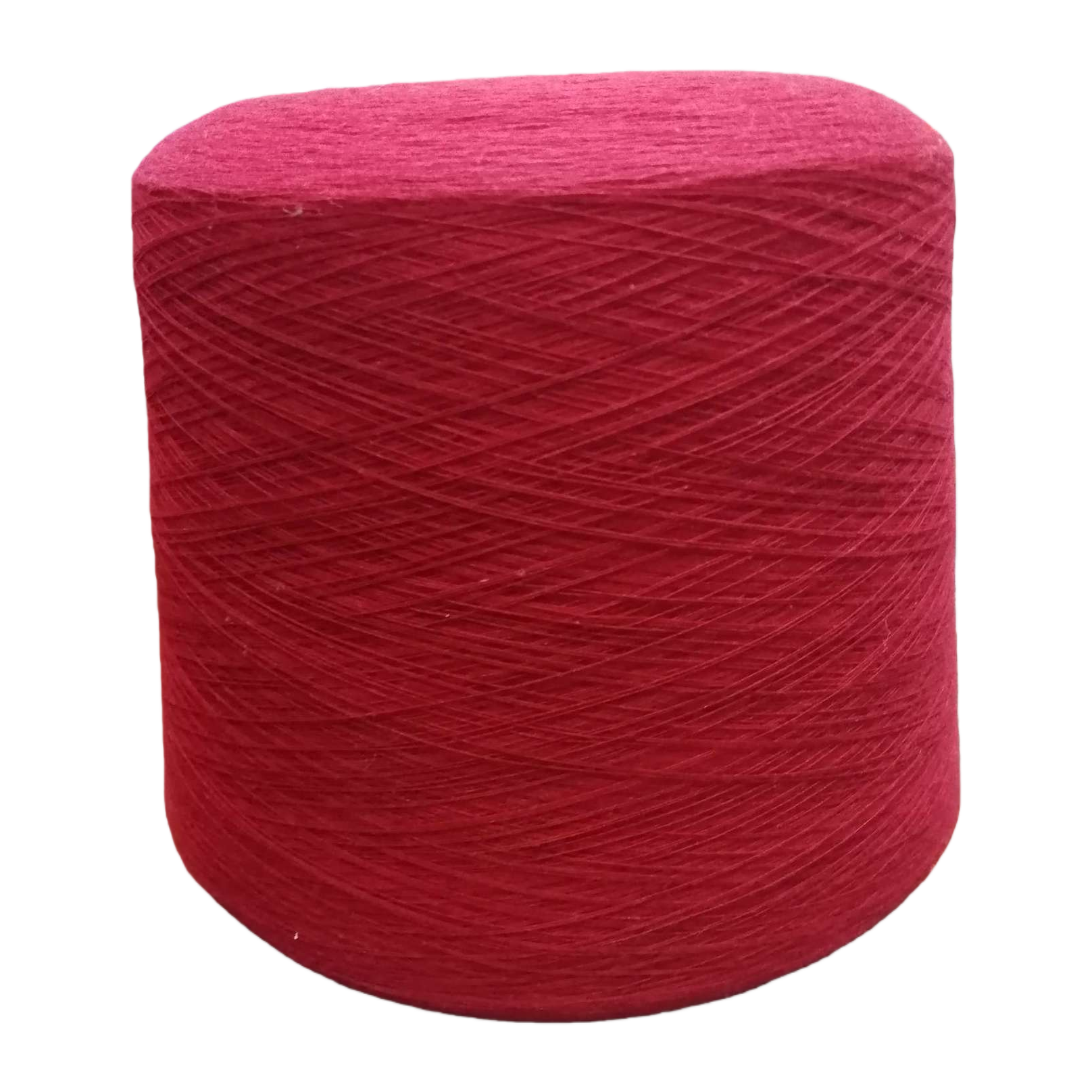 Red yarn tubes are used for hand-knitted crochet with cotton yarn of moderate thickness Item Picture
