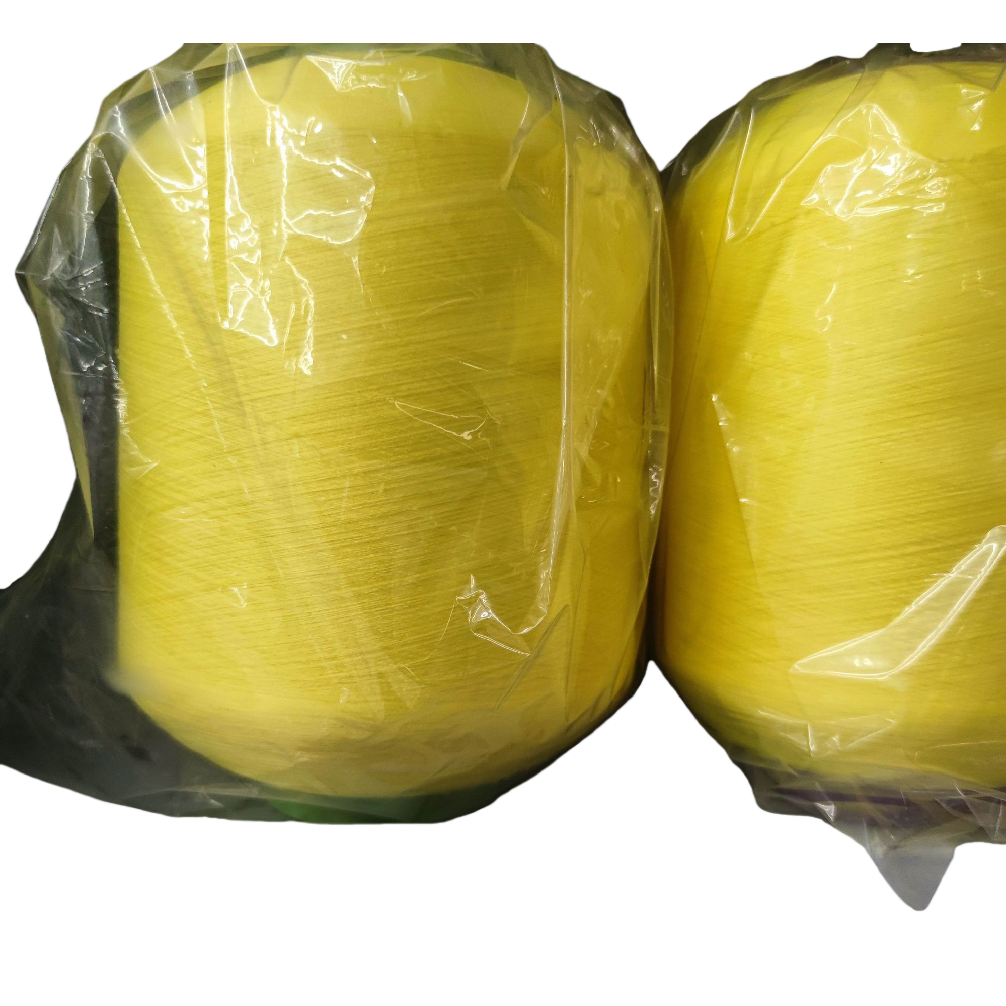 Six strands of colorful yellow yarn are hand-woven with wax thread and sewn with polyester thread for shoes Item Picture