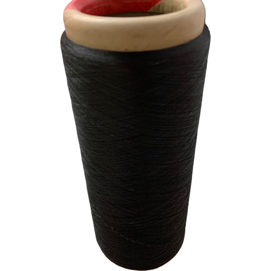 Black 6-strand iride-colored polyester sewing thread, hand-woven wax thread for shoe stitching Item Picture