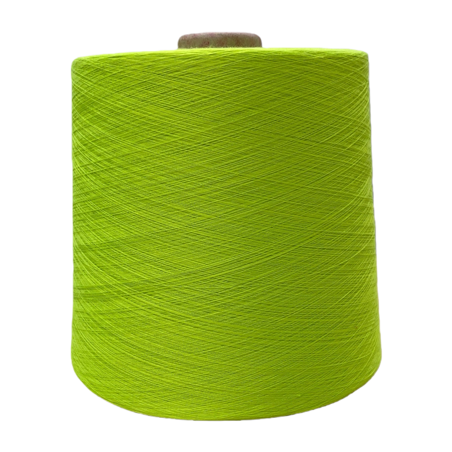 Fluorescent green yarn tube, hand-knitted wool, cotton thread for crochet, 100g Item Picture