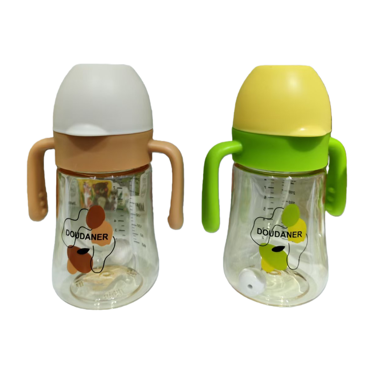 300ML 240ML flip biberón biberón bebé mamás y bebés chupeta antiflflación de silicona biberón de plástico de boca ancha 125323955 Item Picture