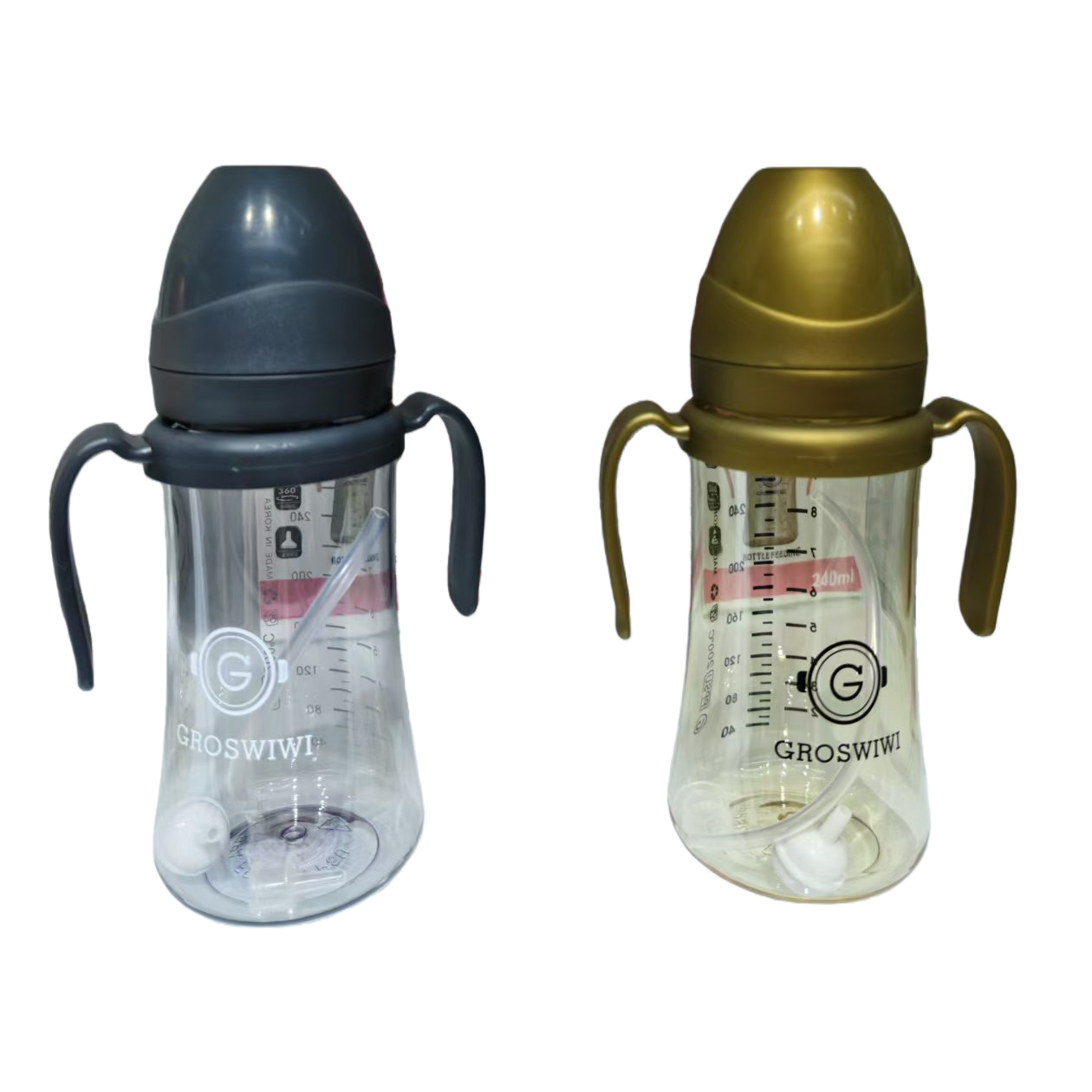 300ML 240ML biberón bebé bebé bebé bebé bebé bebé bebé bebé bebé biberón de plástico de boca ancha Item Picture