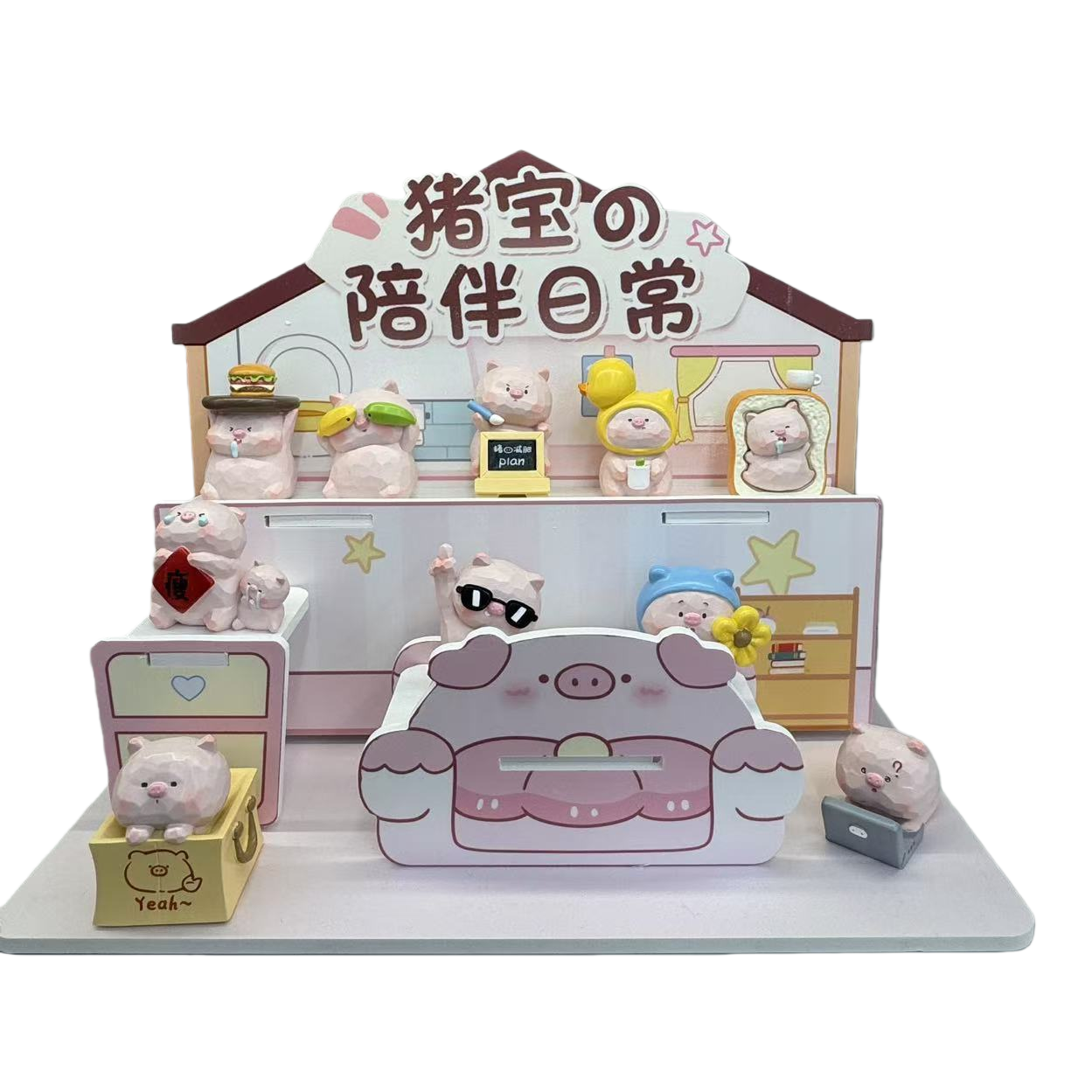 手办/盲盒/玩具手办/漫威手办/泡泡玛特手办白底实物图