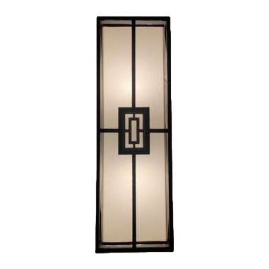 Black-framed rectangular ironwork style indoor wall lamp and beauty lamp Item Picture