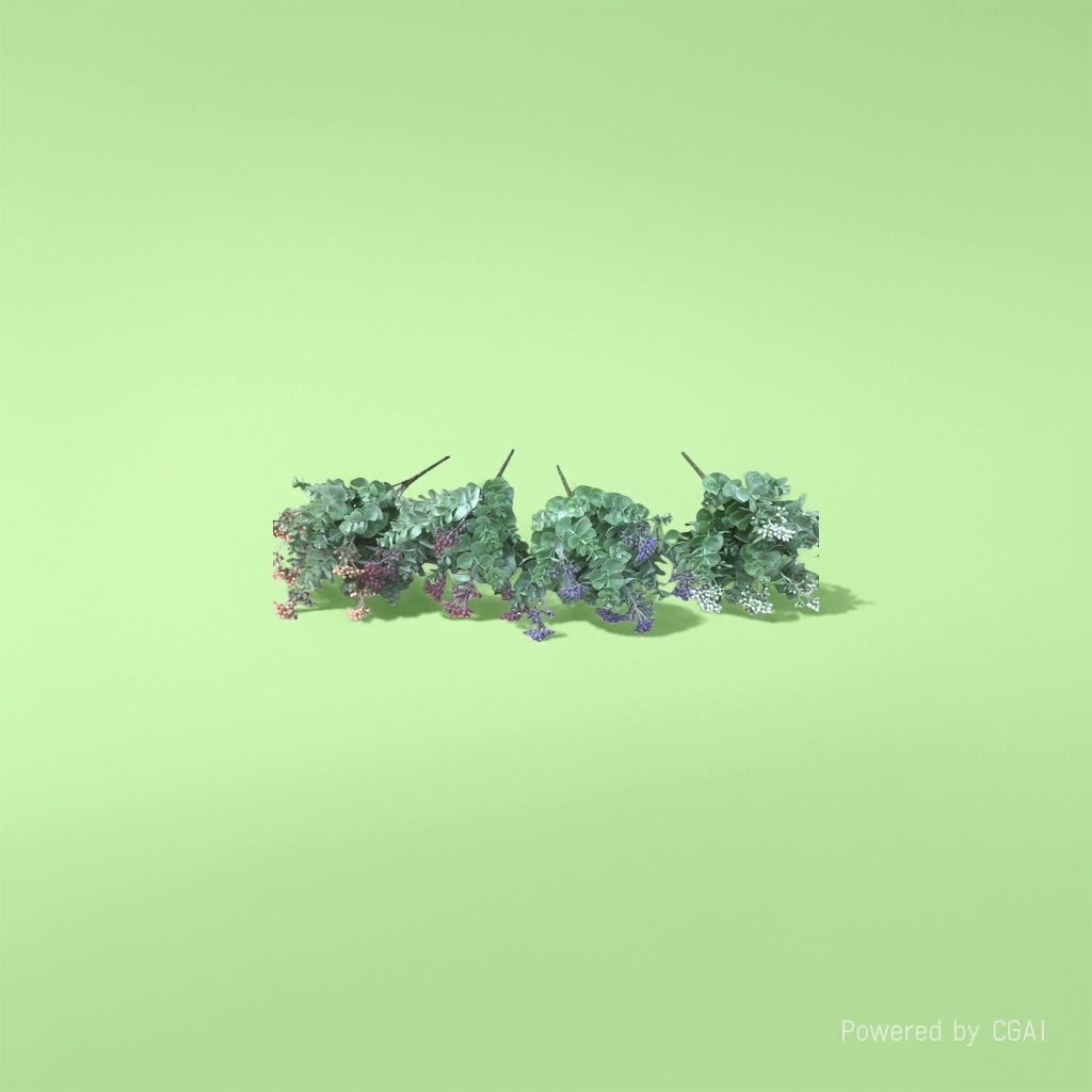 Green succulent plant bouquets, soap flowers, rabbits, preserved flowers, material packs, fresh flower arrangements details Picture